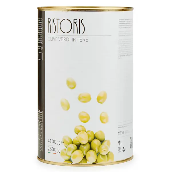 Olive verdi intere latta 4,1 Kg
