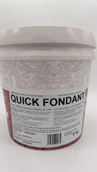 Quick Fondant 5 Kg - Zucchero fondente pronto all'uso-