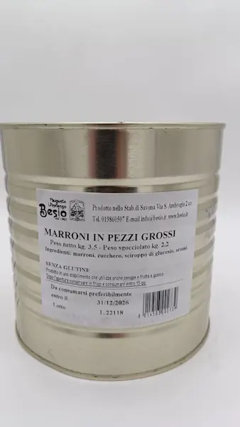 Marroni in pezzi 3,5 Kg