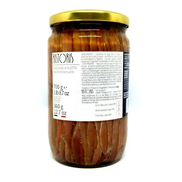 Acciughe in olio di girasole 1,7 Kg