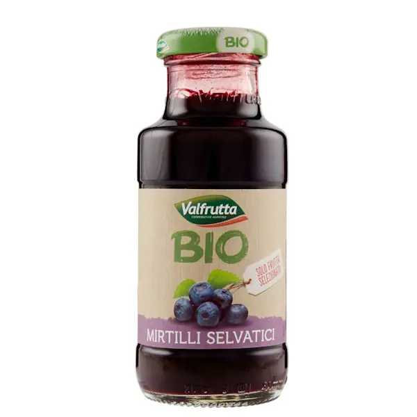 Bio Mirtillo Valfrutta 20 Cl (24 Bottigliette)