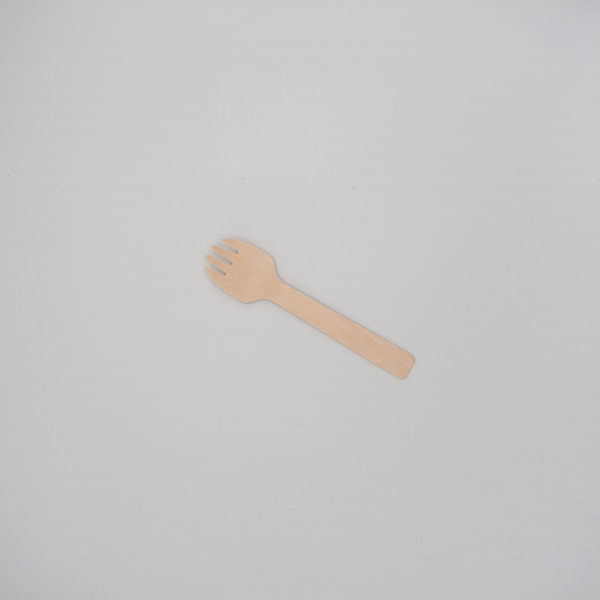 Spork 105 mm Legno Naturale (1000 Pz)