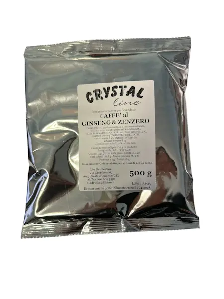 Crystal Seng Zenzero - Caffè solubile di Ginseng e Zenzero (Busta da 500 Gr)