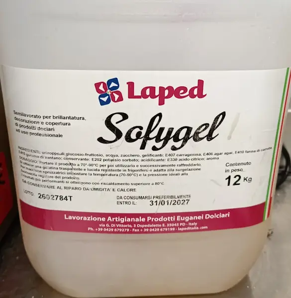 Sofygel gelatina per erogatore spray - gusto albiccoca (1pz x 12Kg)