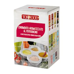3 Dispenser di Olio Extravergine di oliva al peperoncino da 100 Monodosi (300 Monodosi totali)