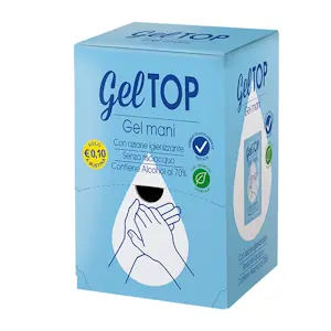 6 Dispenser di Gel mani da 200 Monodosi (1,200 Monodosi totali)