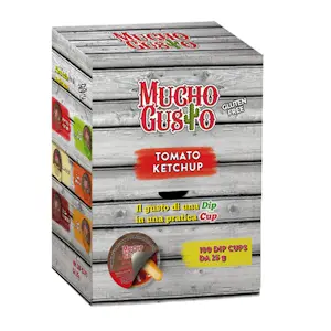 Dispenser Dip Cups Ketchup (100 Monodose da 25 Gr)