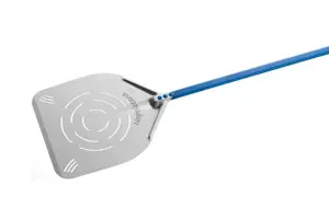 Pala per pizza rettangolare forata stile napoletano 36x36 - 1