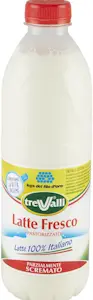 Latte parzialmente scremato TreValli (12 Pz x 1 Litro)