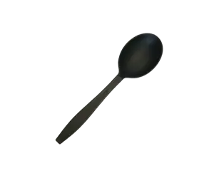 Cucchiaio 152mm CPLA nero (1000 Pz)