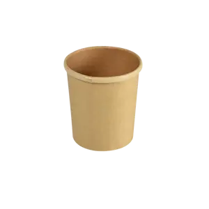Ciotola per zuppa in cartoncino avana 350 Ml (500 Pz)