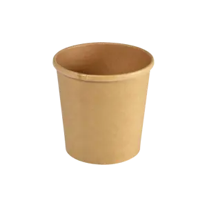 Ciotola per zuppa in cartoncino avana 480 Ml (500 Pz)
