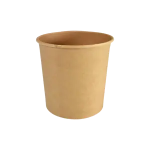 Ciotola per zuppa in cartoncino avana 780 Ml (500 Pz)