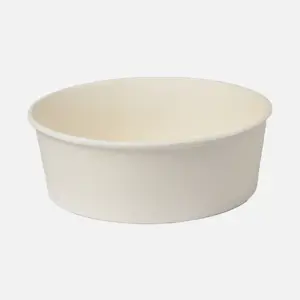 Ciotola per insalata in cartoncino bianco 1100 Ml (300 Pz)