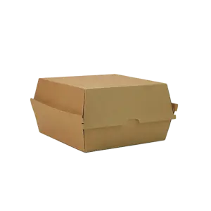 Hamburger box 11 x 11 x 11 cm avana (150 Pz)