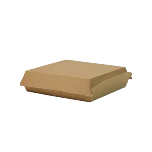 Hamburger box 21 x 10 x 8 cm avana (200 Pz)