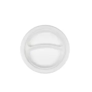 Piatto 22 cm biscomparto bianco (500 Pz)