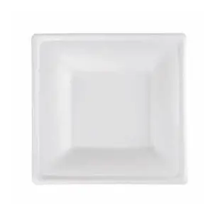 Piatto 26 cm quadrato bianco (250 Pz)