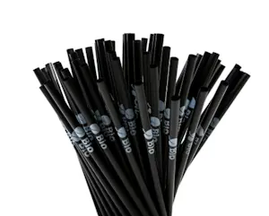 Cannucce 25 cm Bio nere (150 Pz)