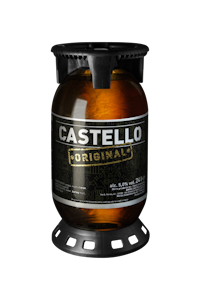 Fusto Birra Castello Decisa 24 Lt. -Pet attacco a baionetta- - 1