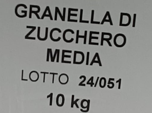 Zucchero granella media 10 Kg - 2