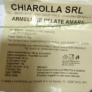 Armelline Amare Pelate (1 confezione da 10 kg) - 2