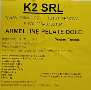 Armelline Dolci Pelate (1 confezione da 5 kg) - 2
