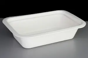 Vaschetta Bagassa Gourmet Bianca (500 Ml - 600 Pz)