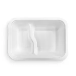 Vaschetta Bagassa Gourmet 2 Scomparti (1000 Ml - 600 Pz)