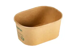 Vaschetta 250 Ml CA/PLA Brick Avana (600 Pz)