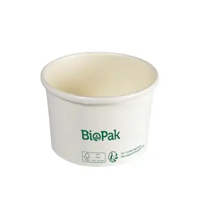 Ciotola Zuppa 240 Ml CA/PLA Bianca (400 Pz)