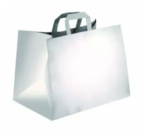 Shopper Kraft Bianco (32 + 20 x 24 Cm - 250 Pz)