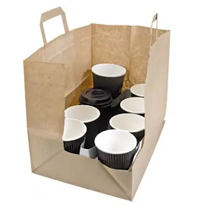 Shopper Kraft Avana (32 + 20 x 25 Cm - 250 Pz)