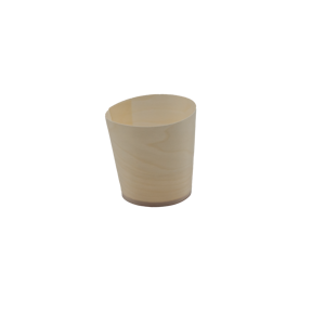 Ciotola Tonda 45x60x60 mm Legno Avana (100 Pz)