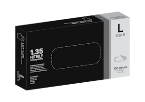 Guanti Nitrile "L" Black (100 Pz)