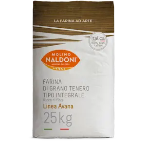Farina di Grano Tenero tipo Integrale (Sacco da 25 Kg) Linea Avana