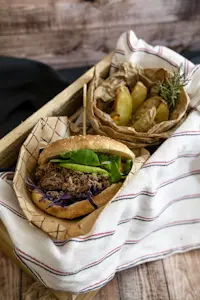 Pulled Beef cotto (Sfilacciato) - Pezzata Rossa Italiana- 500 Gr