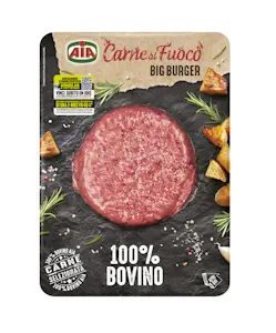 Big Burger di Bovino Adulto (8 Pz x 180 Gr)