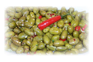 Olive schiacciate con nocciolo (3 Pz x 3 Kg)