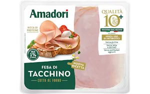 Arrosto di Tacchino a fette 10+ - 100 Gr (12 confezioni per cartone)
