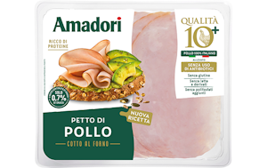 Arrosto di pollo a fette 10 + - 100 Gr (12 confezioni per cartone)